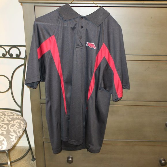 Arkansas Razorbacks Polo Logo Shirt - Picture 2 of 4
